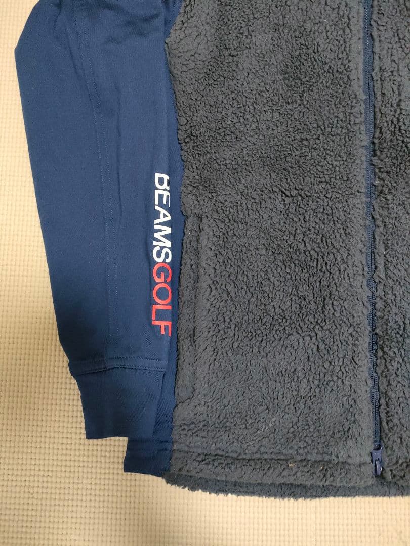 BEAMS GOLF ビームスゴルフ フリース切替 ジャケット S ネイビー