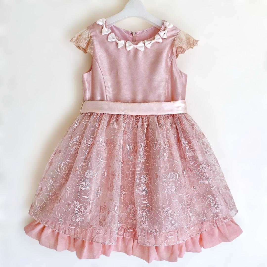 anyFAM セレモニー ピンク×ホワイト 入学 卒園 発表会 フォーマル