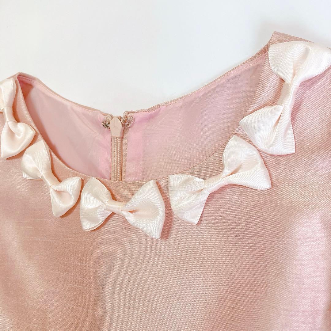 anyFAM セレモニー ピンク×ホワイト 入学 卒園 発表会 フォーマル