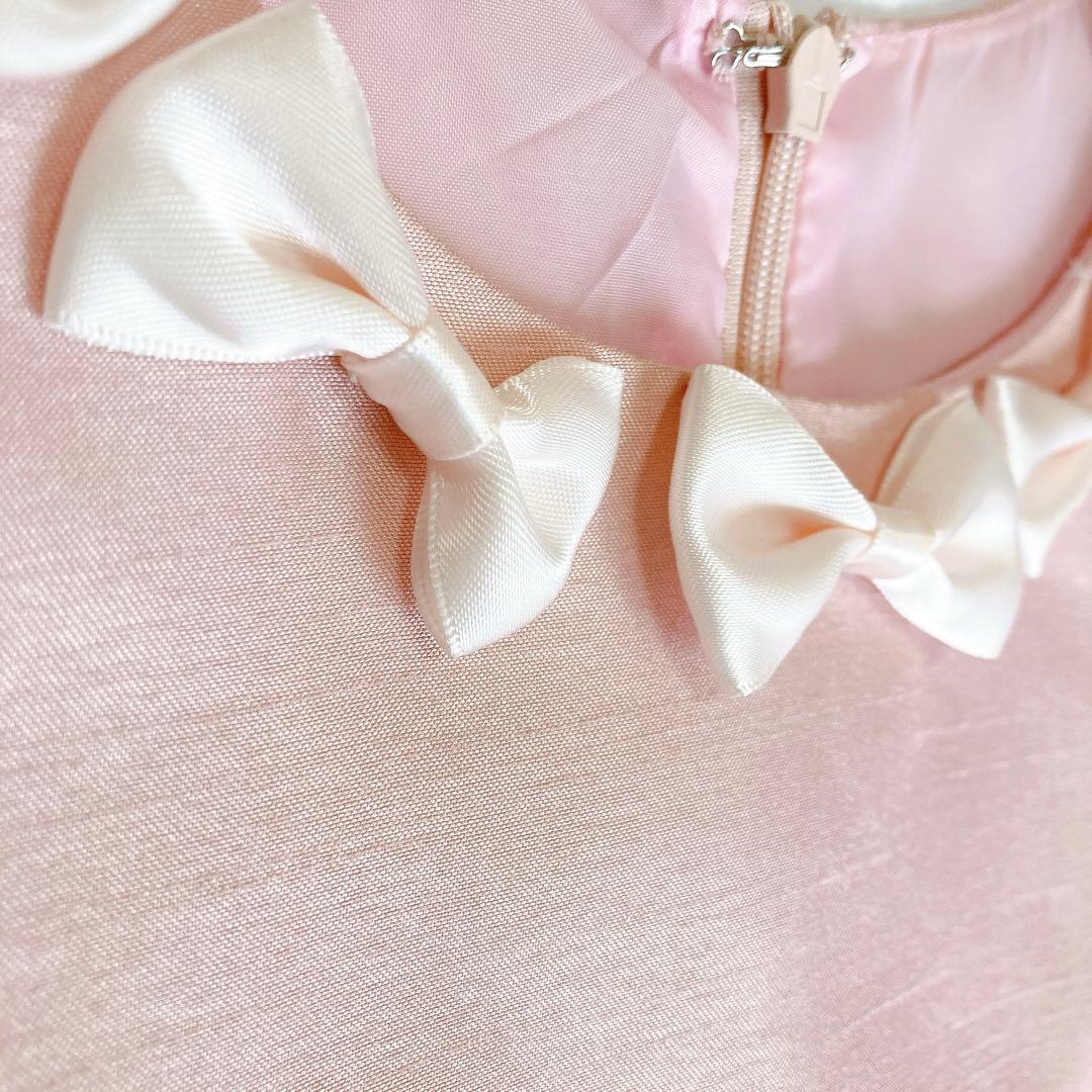 anyFAM セレモニー ピンク×ホワイト 入学 卒園 発表会 フォーマル