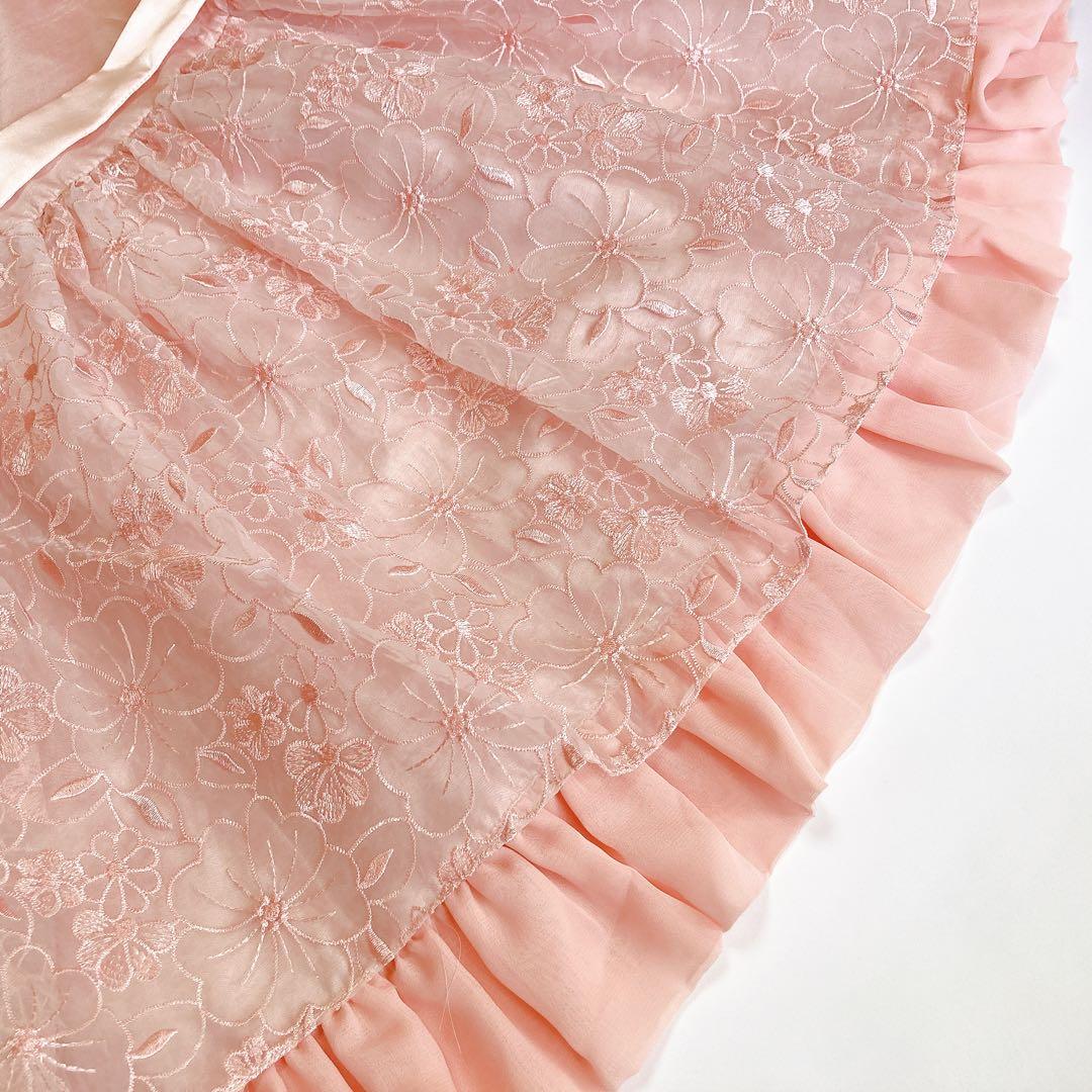 anyFAM セレモニー ピンク×ホワイト 入学 卒園 発表会 フォーマル