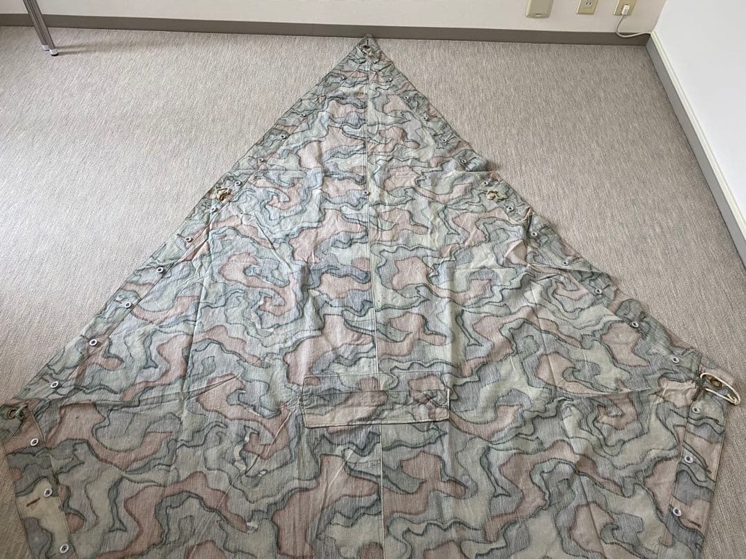 【USED・良品】希少 ノルウェー軍幕　カモ2