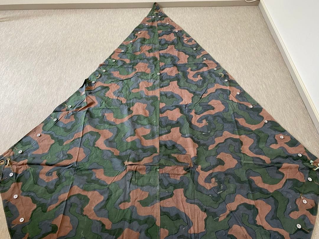 【USED・良品】希少 ノルウェー軍幕　カモ2