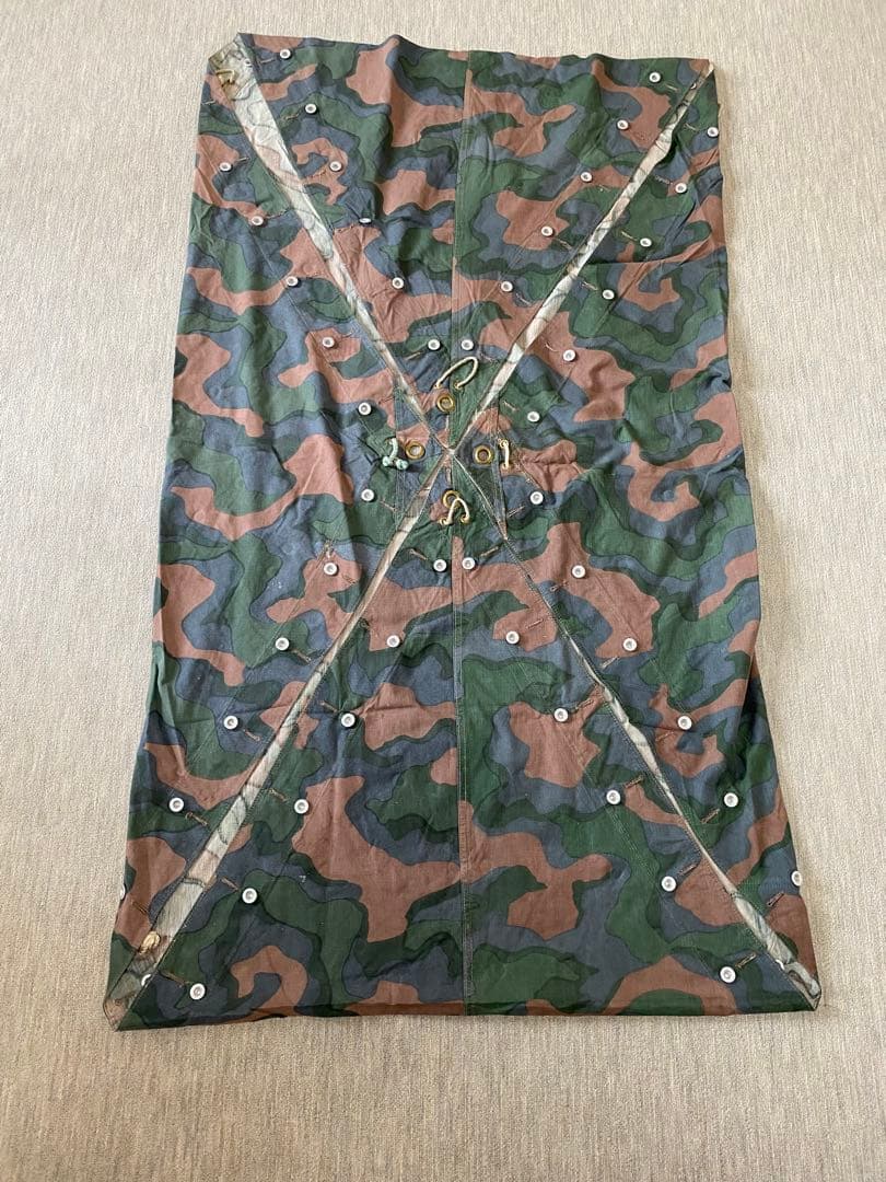 【USED・良品】希少 ノルウェー軍幕　カモ2