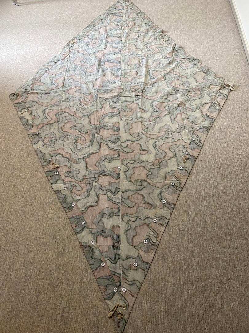 【USED・良品】希少 ノルウェー軍幕　カモ2