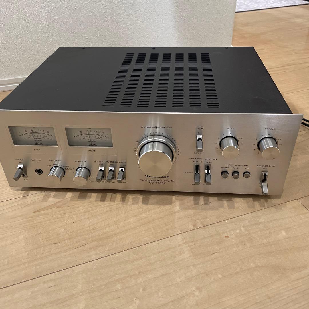 テクニクス プリメインアンプ SU-7700Ⅱ 音出しok いい音です - メルカリ