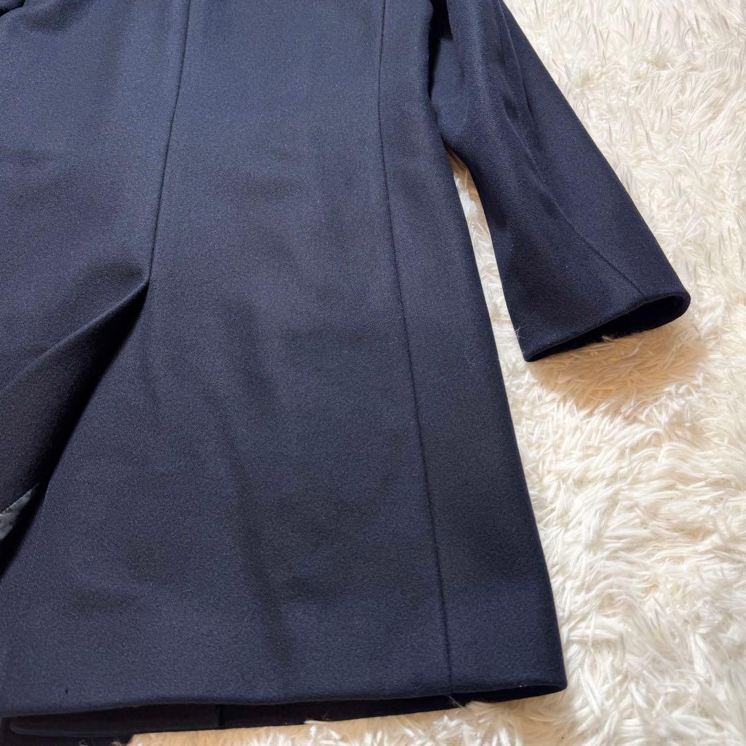 パンキー様極美品 Theory セオリー カシミヤ混 スタンドカラーコートBEL