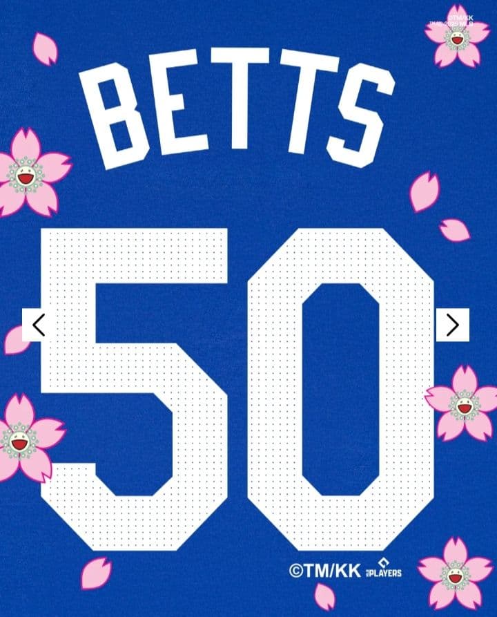 村上隆 + MLB ワールドツアー 東京シリーズ 2025 ベッツ Tシャツ M