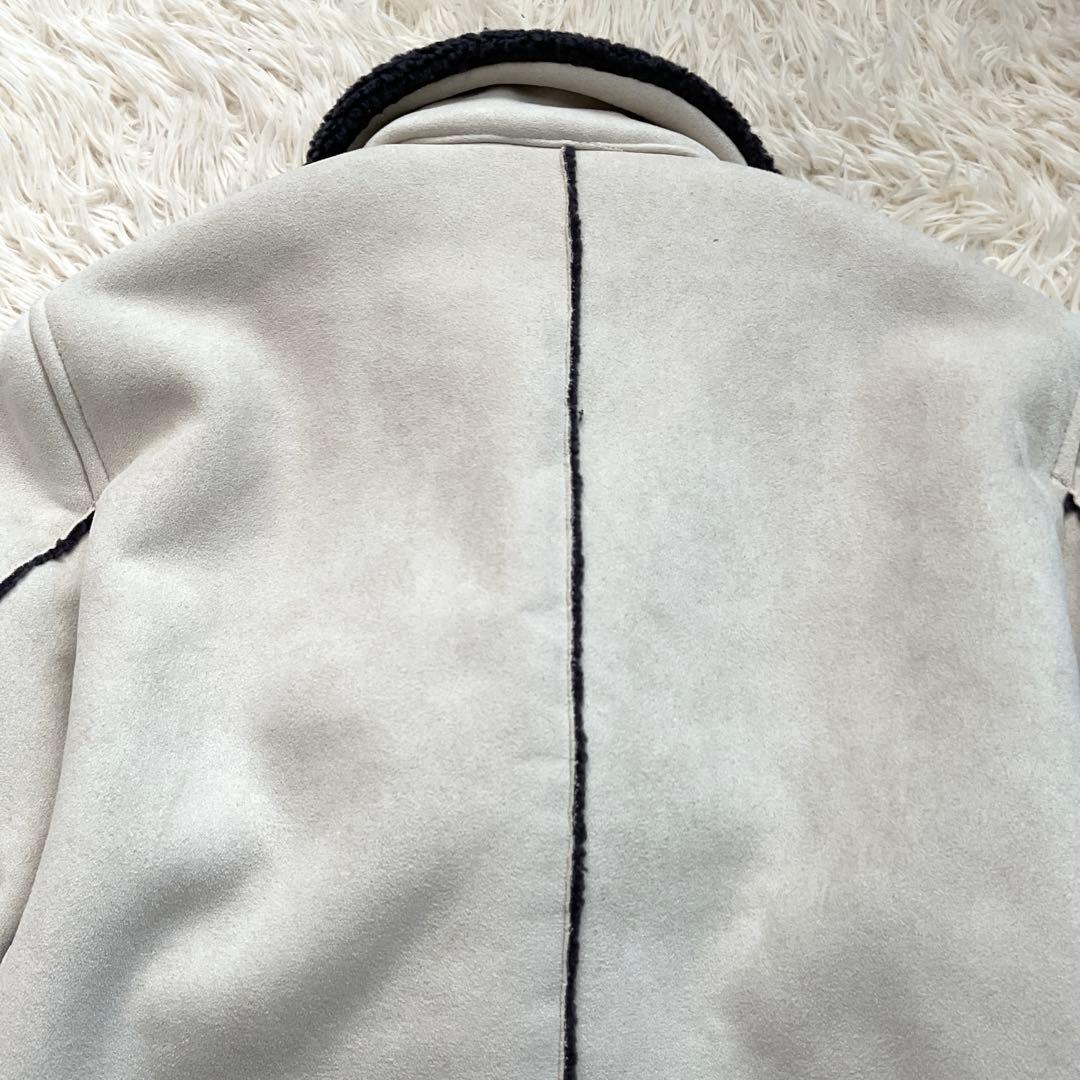 新品未使用　G-stage ジーステージ　フェイクムートン　ステンカラーコート