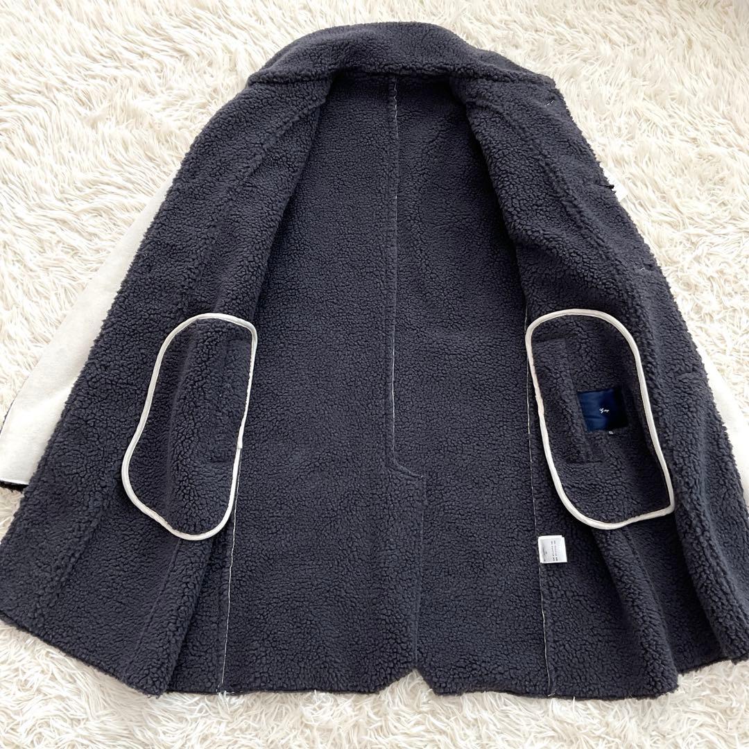 新品未使用　G-stage ジーステージ　フェイクムートン　ステンカラーコート