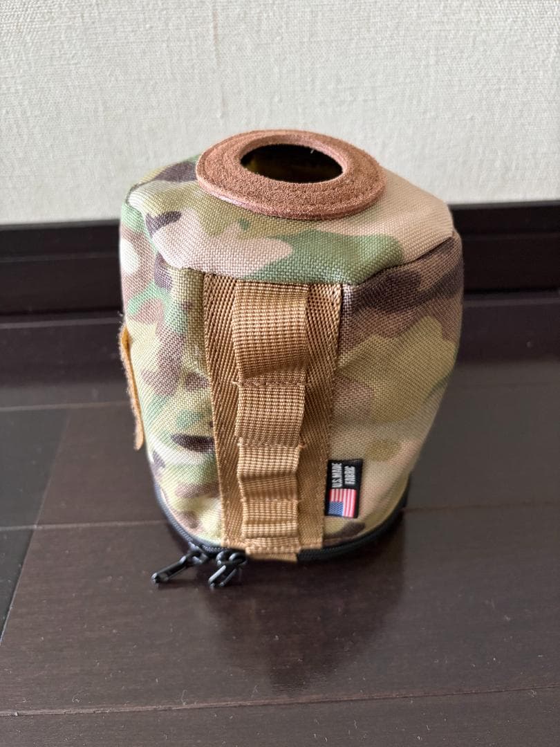BALLISTICS ガス缶ケース３個セット マルチカム