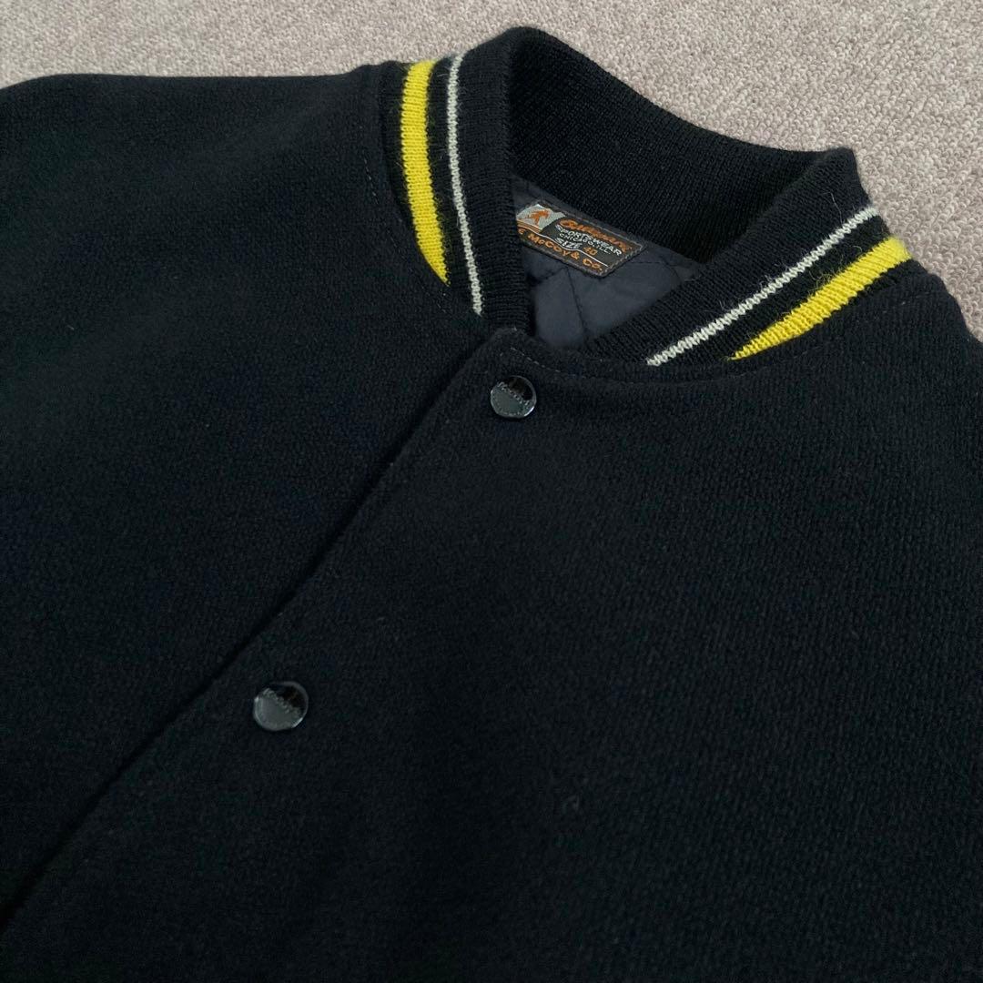 136◆THE REAL McCOY'S WOOL VARSITY JACKET