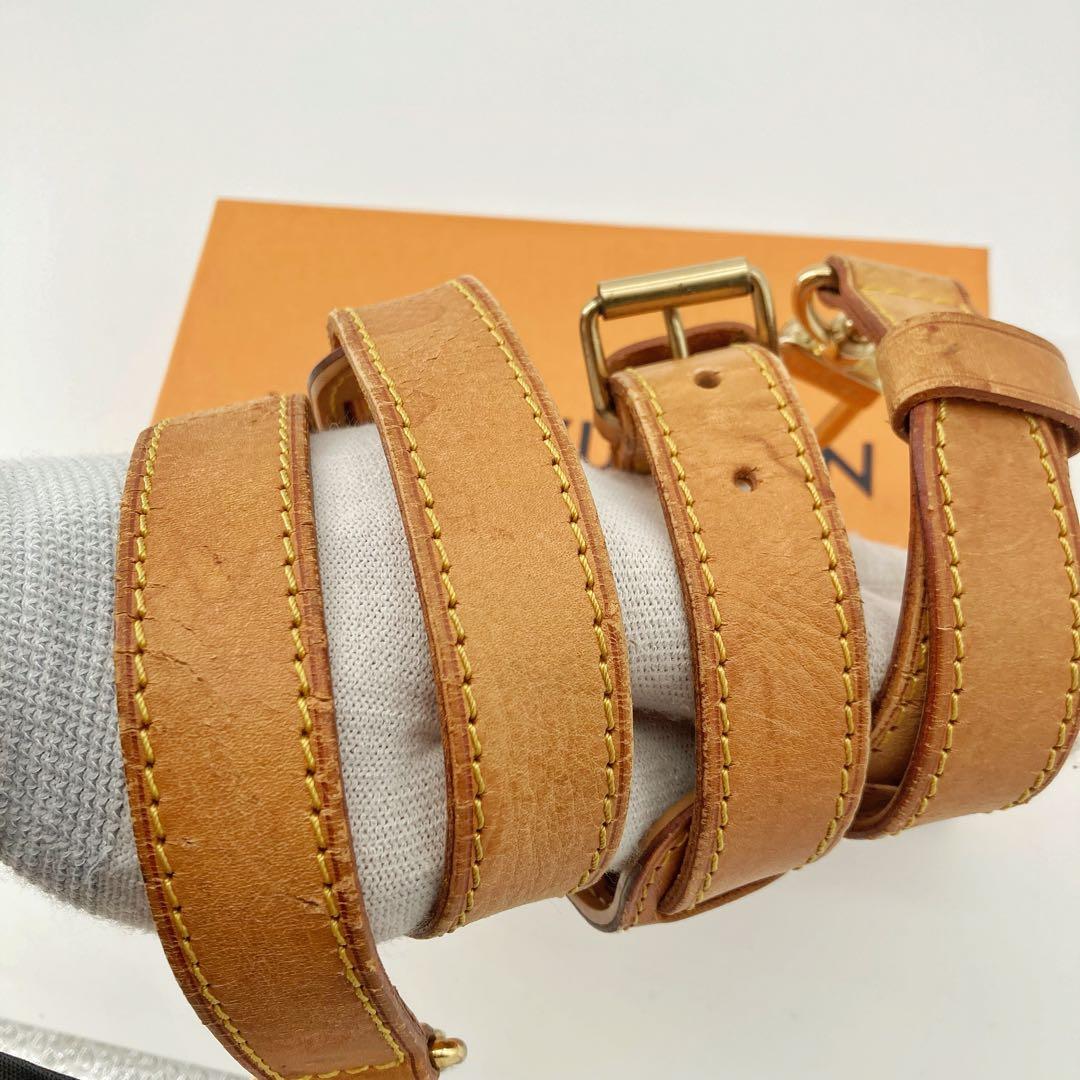 ルイヴィトン ショルダーストラップ ベルト ヌメ革 キーポル 2.5×110