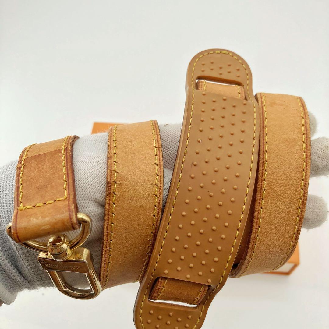 ルイヴィトン ショルダーストラップ ベルト ヌメ革 キーポル 2.5×110