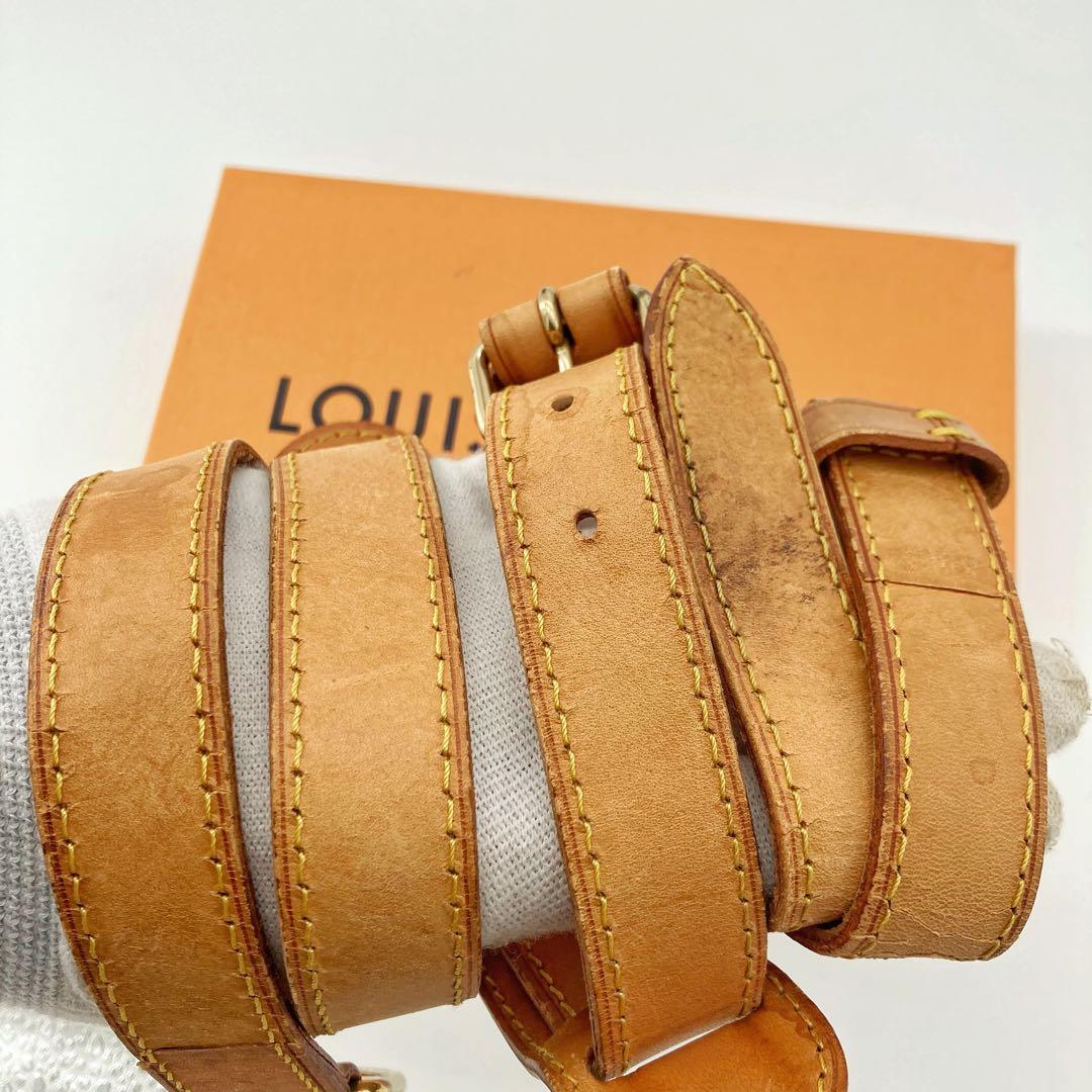 ルイヴィトン ショルダーストラップ ベルト ヌメ革 キーポル 2.5×110