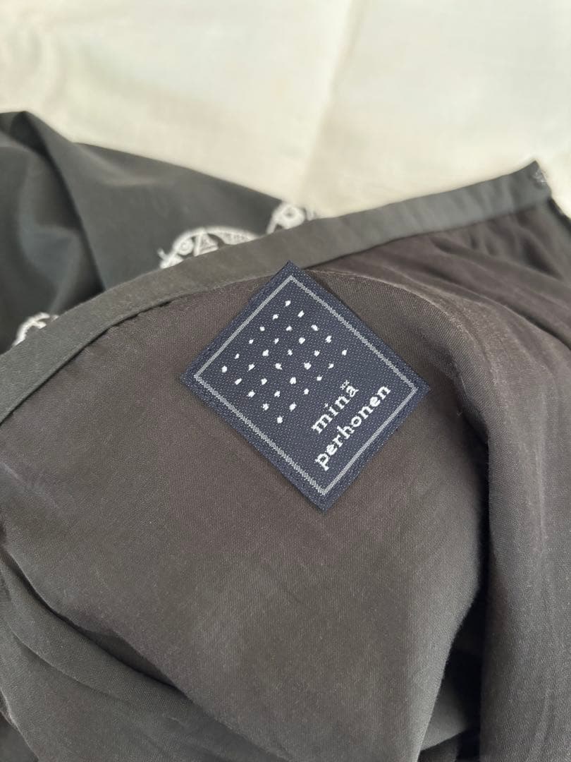 ミナペルホネン／スカート【ribbon】美品