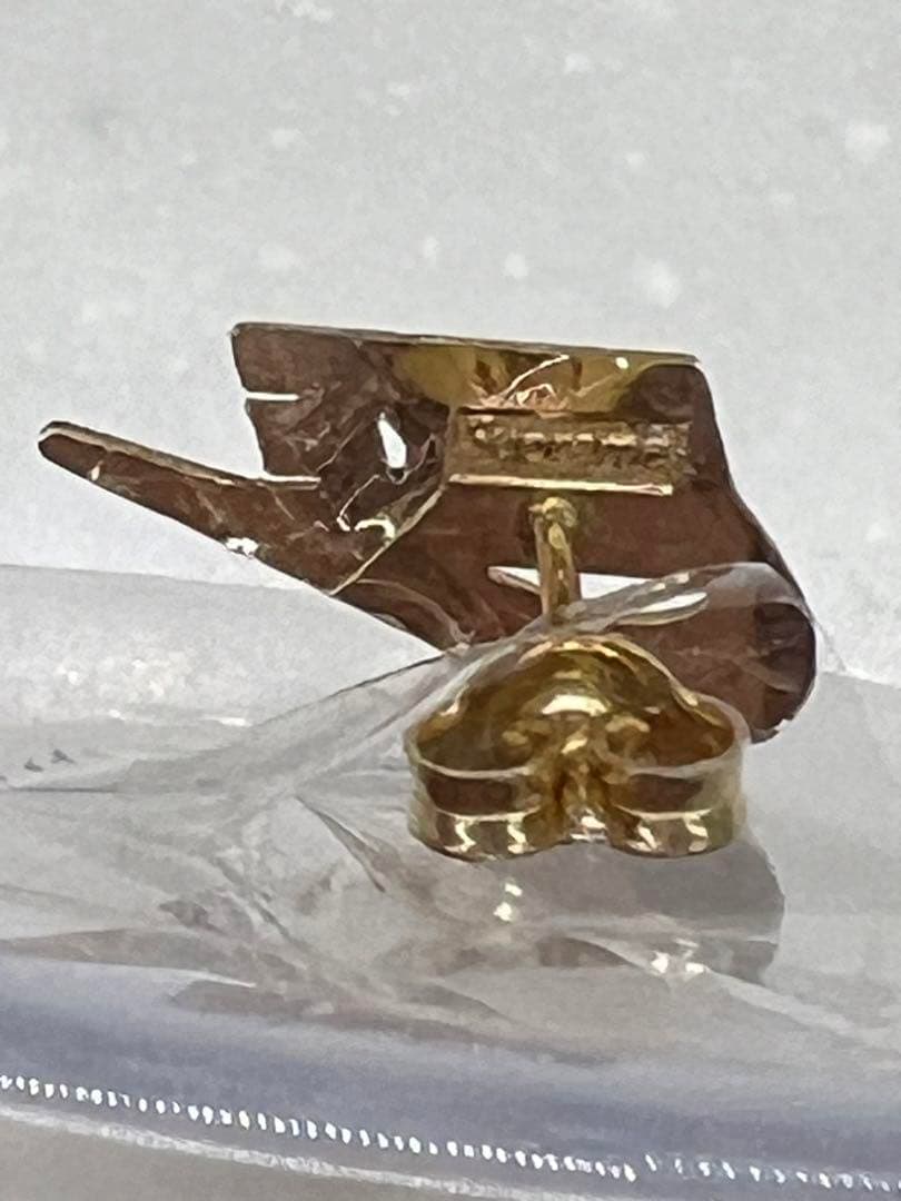 SUPREME NIKE 14K Gold Earring Gold ピアス