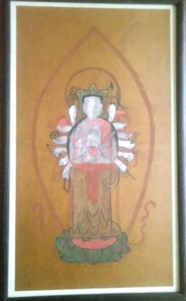 渡邊禎雄☆騎士と蛇 版画 1977年