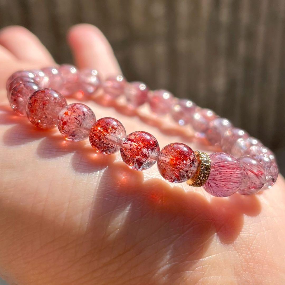 颯*い様 スーパーセブン　レピドクロサイト　ブレスレット