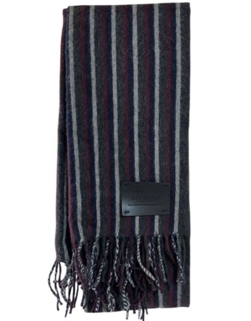 ひ*ろ様 美品！LOUIS VUITTON 大人気　ストライプマフラー