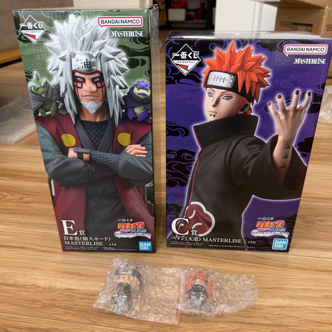 一番くじ NARUTO C賞ペイン E賞自来也 G賞おまけ付き - メルカリ