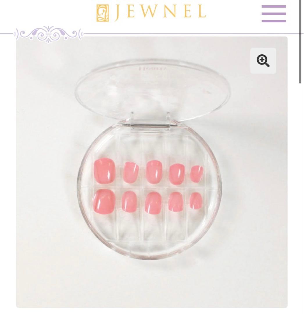 Hearty JEWNEL ソフトピンク ネイルチップ