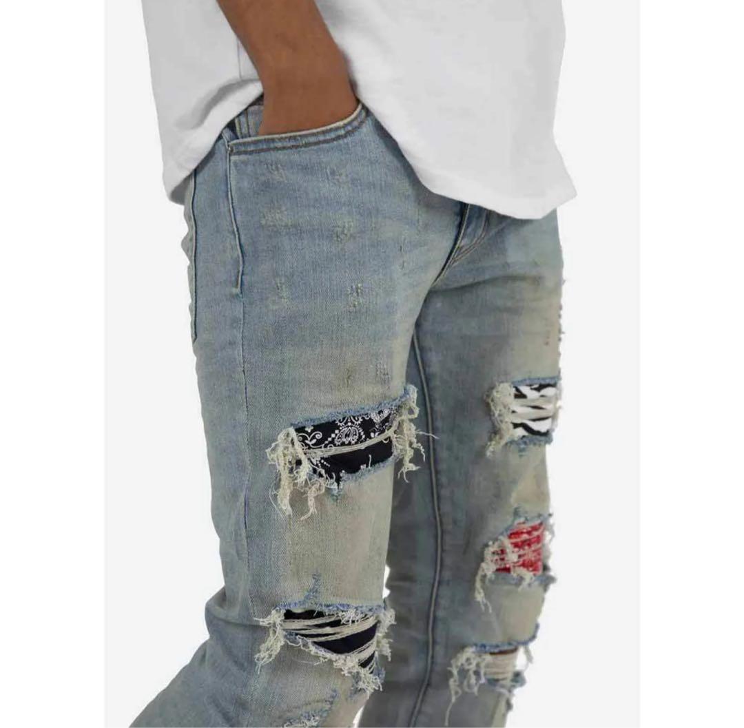 mnml ミニマル ✕214 SKINNY DENIM スキニーデニム 32