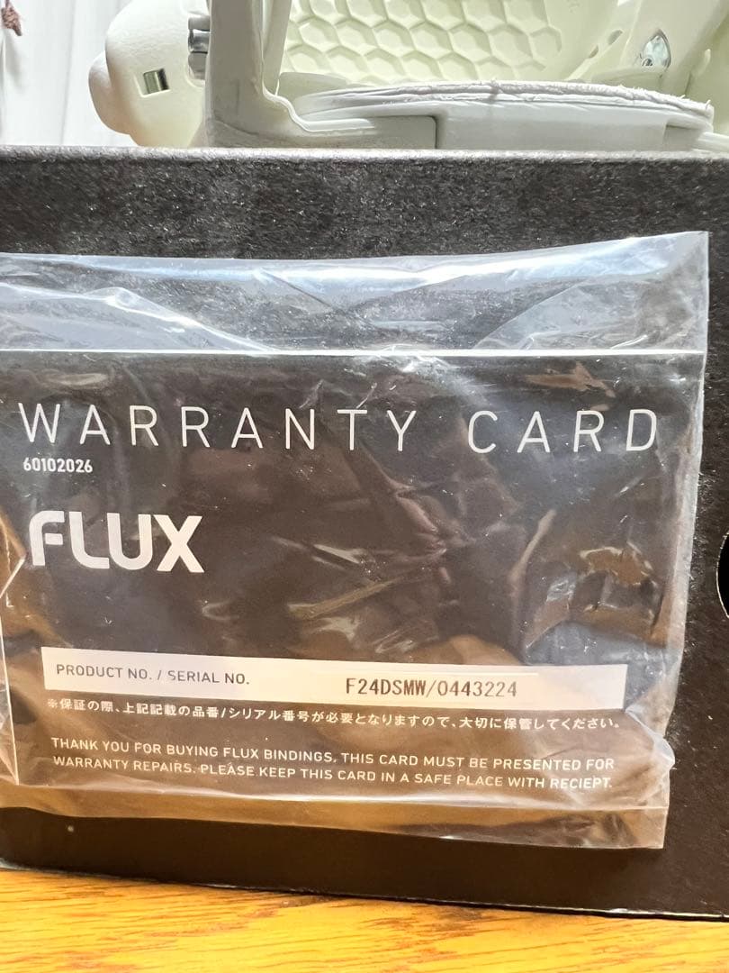 23-24FLUX DSビンディング M ホワイト　メンズ