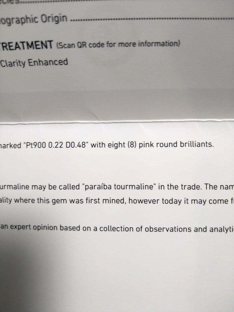 GIA鑑別書付 ブラジル産 パライバトルマリン ピンクダイヤ リング