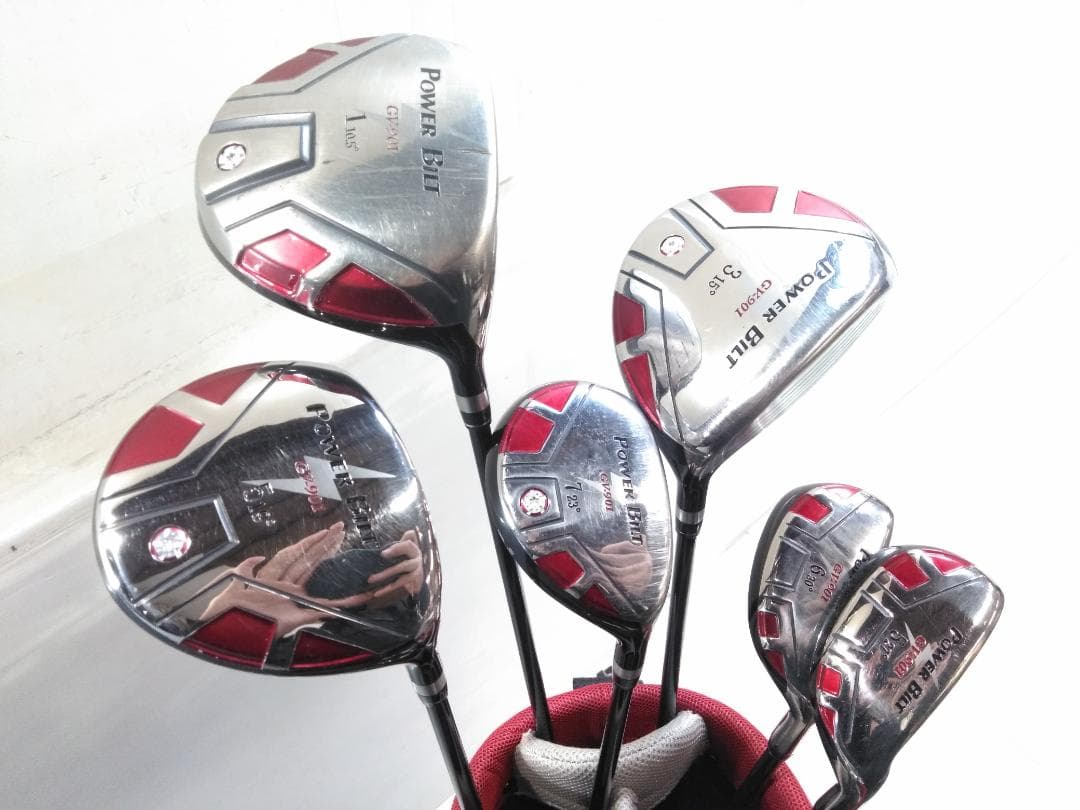 初心者オススメ！パワービルト メンズゴルフクラブ13本セット バッグ ◇