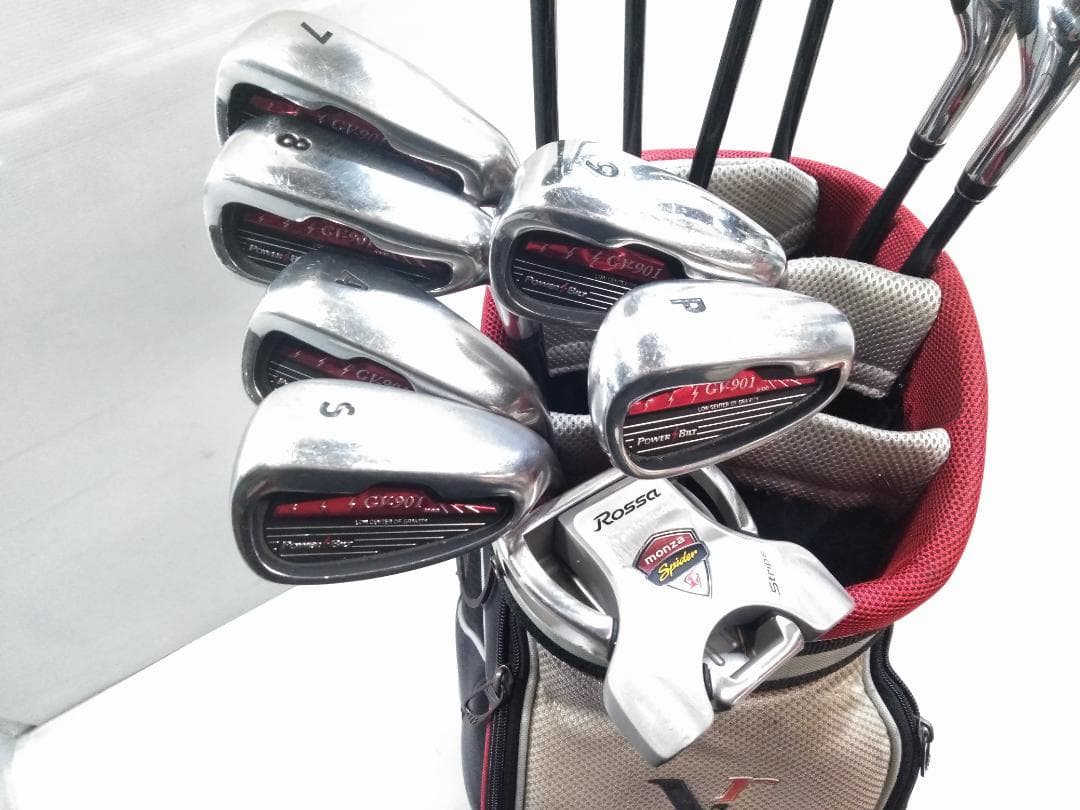 初心者オススメ！パワービルト メンズゴルフクラブ13本セット バッグ ◇