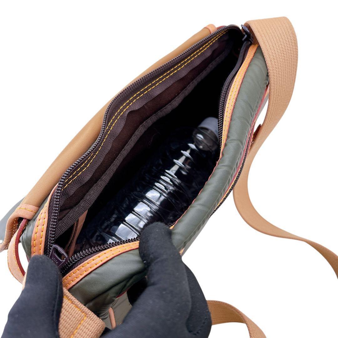 美品 ハンティングワールド ショルダーバッグ メッセンジャーバッグキャリーオール