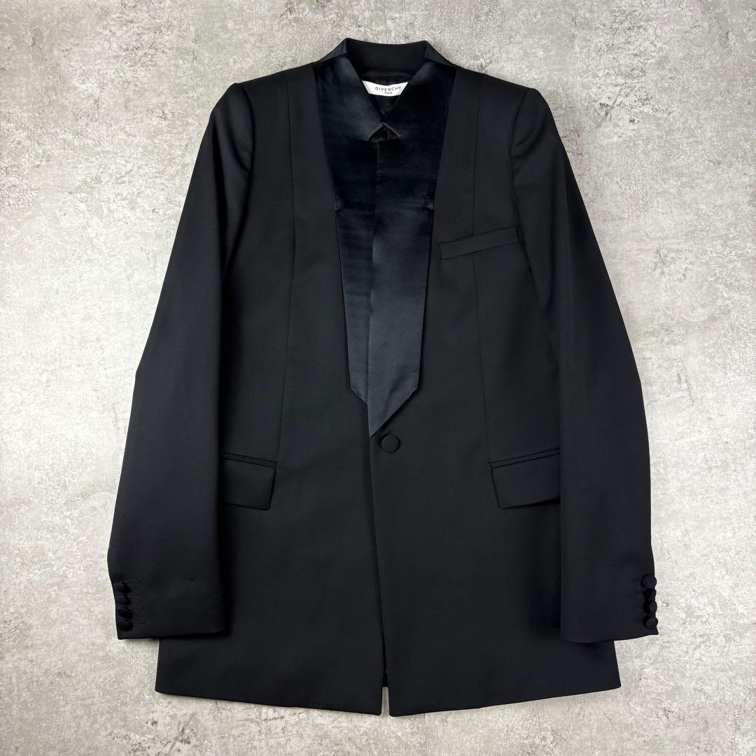 ジバンシー テーラードジャケット 46GIVENCHY 黒 サードカルチャー