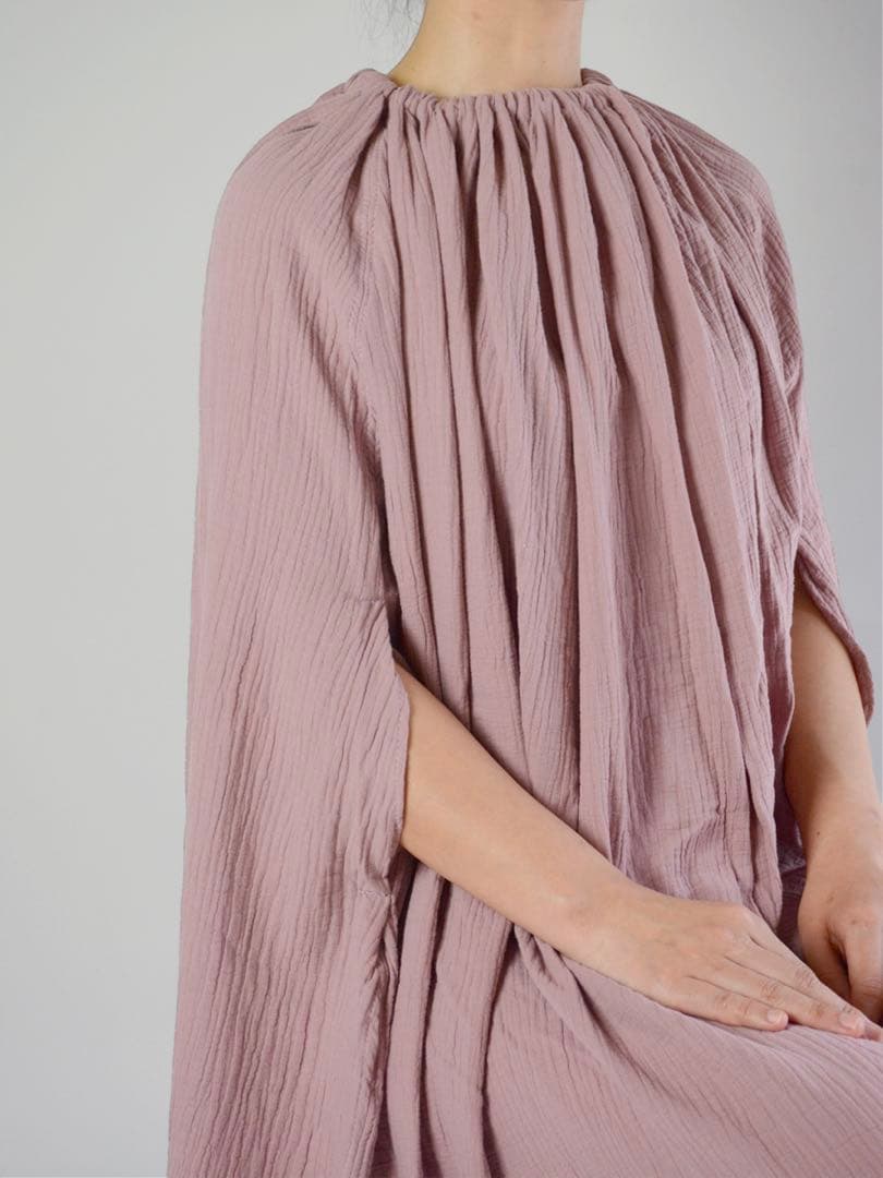 よもぎ蒸しマント ダブルガーゼ