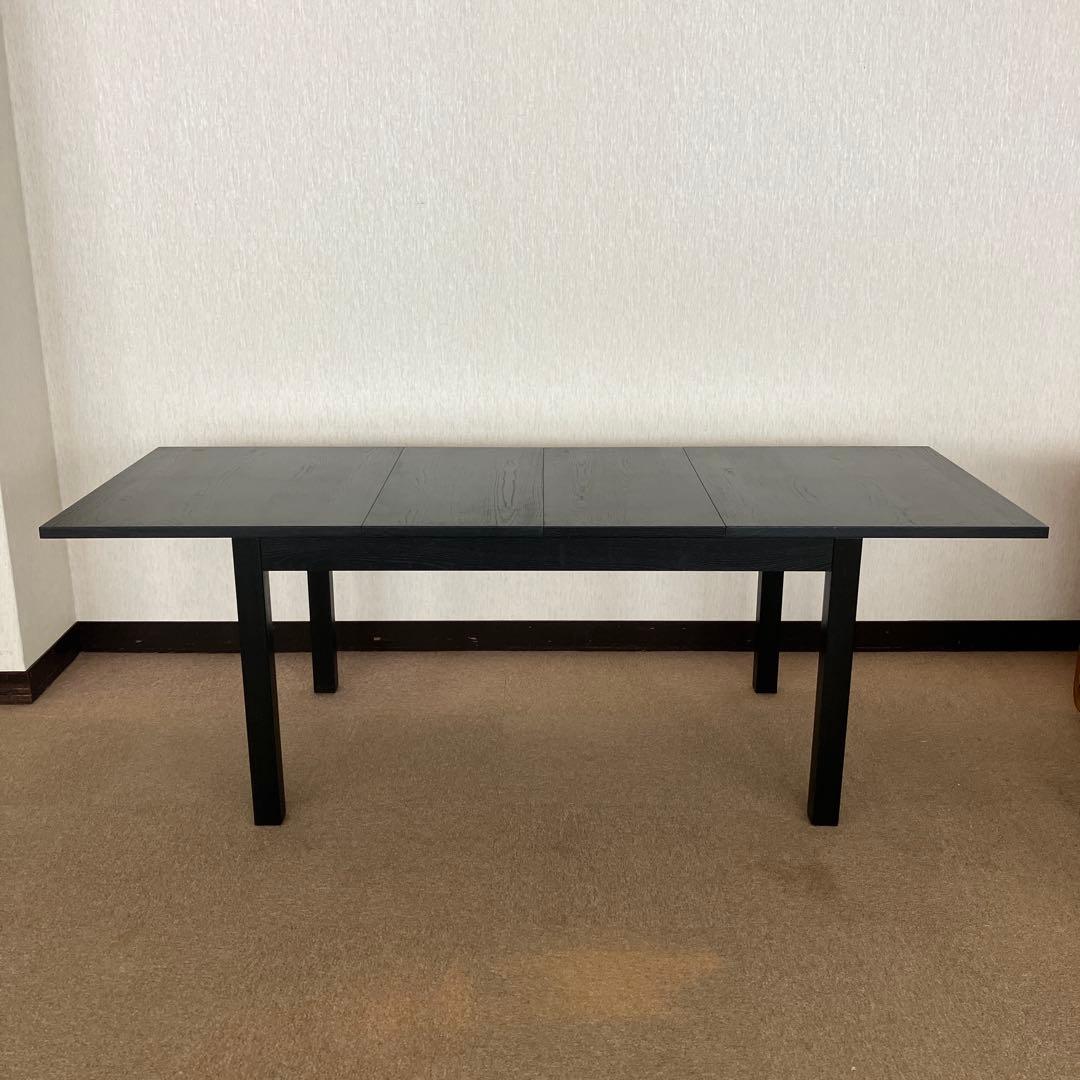 IKEA ビュースタ BJURSTA 伸長式テーブル ダイニングテーブル 木製