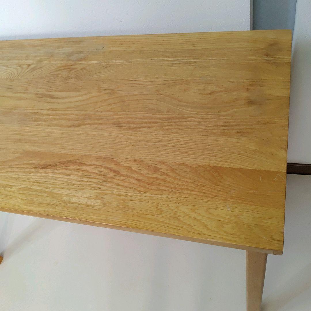 無印良品 良品計画 天然木 デスク 机 フック 引出し付 匿名配送 送料無料