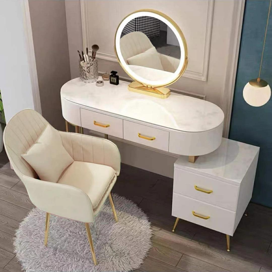 ホワイトドレッサー訳あり品写真をご確認 デスクのみ 201-100-35