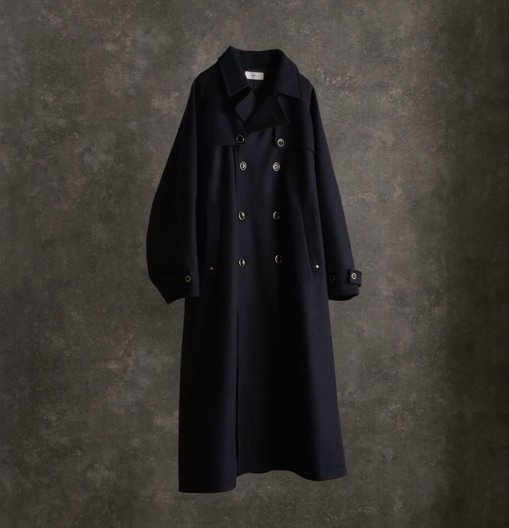 きりと様専用】THE LONG COAT/ザ ロングコート ネイビー - メルカリ