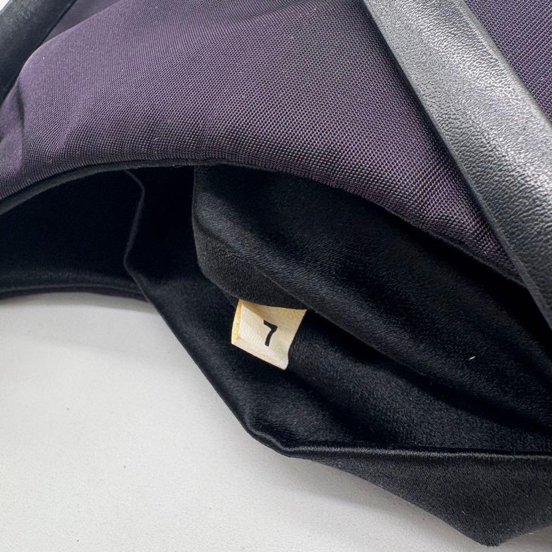 【良品！✨】 PRADA プラダ アクセサリーポーチ ハンドバッグ パープル 紫