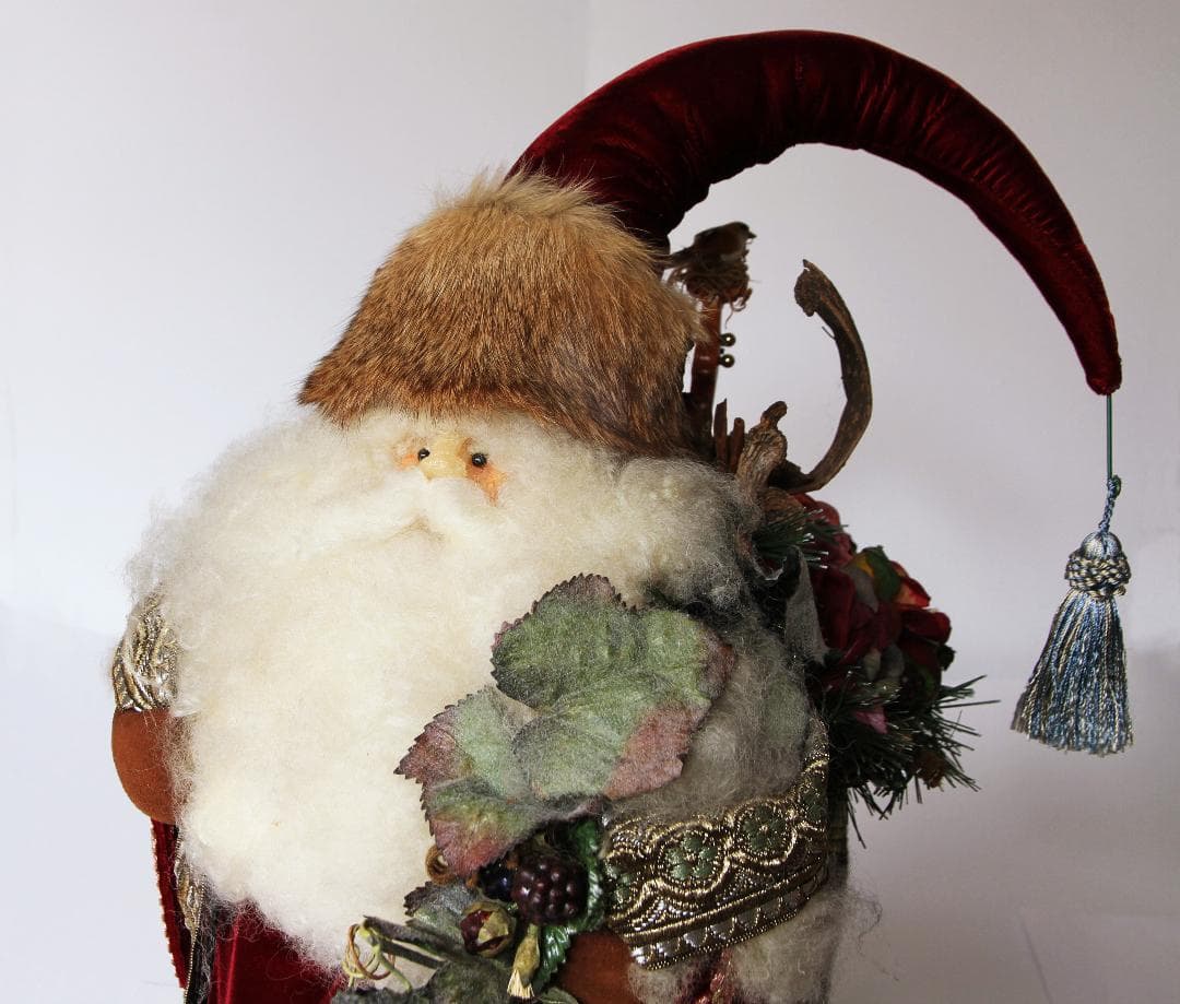 ヴィンテージ Apple Whimseys 製 サンタクロース1978 手作り