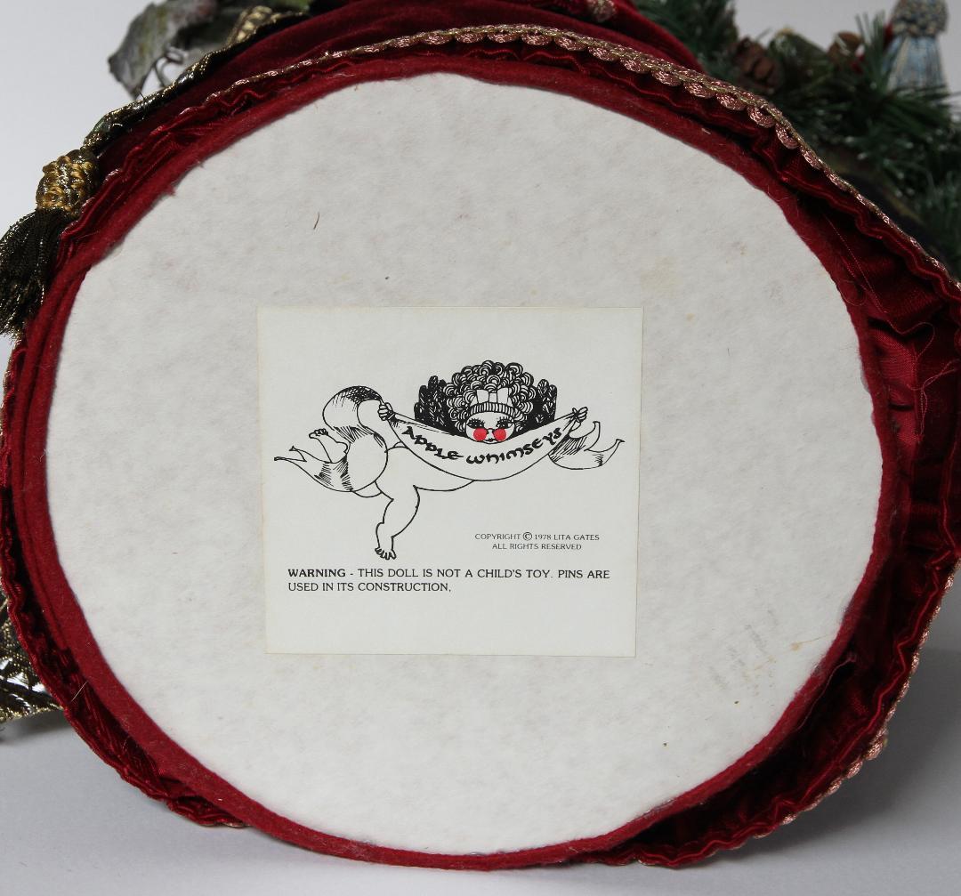 ヴィンテージ Apple Whimseys 製 サンタクロース1978 手作り
