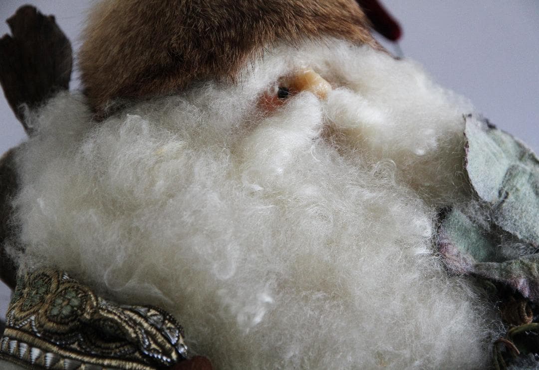 ヴィンテージ Apple Whimseys 製 サンタクロース1978 手作り