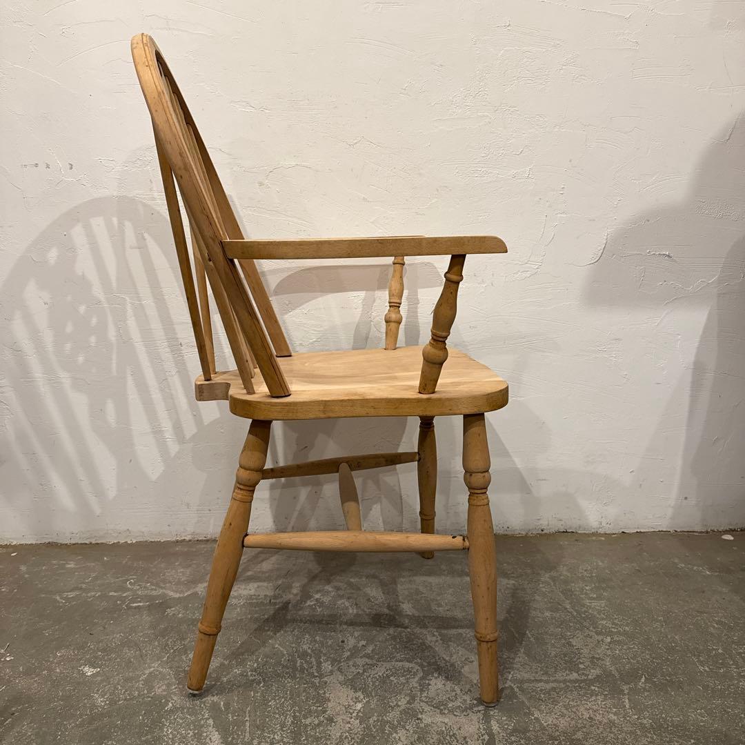 ヴィンテージ　ダイニングチェア　カフェチェア　アームチェア　剥離