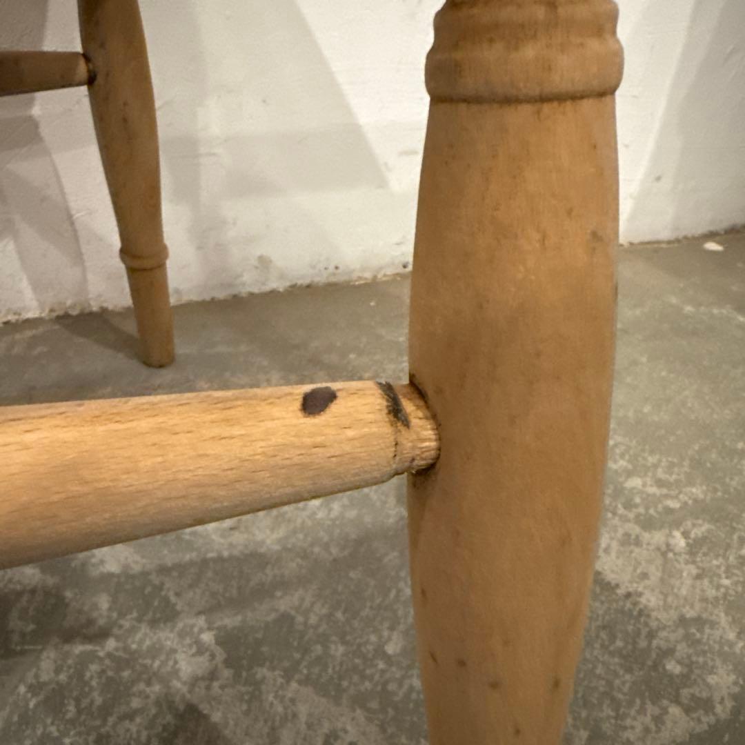 ヴィンテージ　ダイニングチェア　カフェチェア　アームチェア　剥離