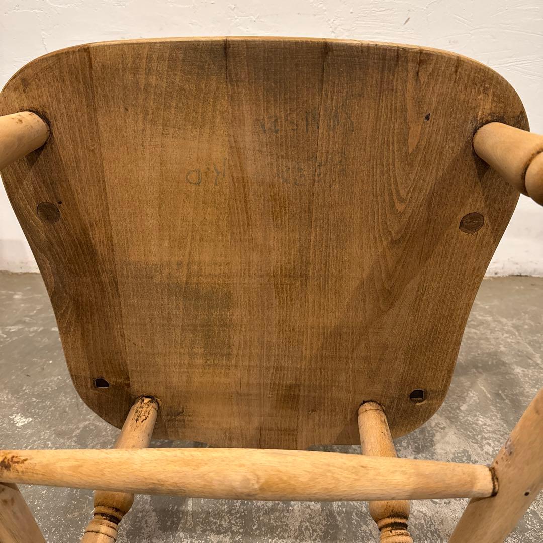 ヴィンテージ　ダイニングチェア　カフェチェア　アームチェア　剥離