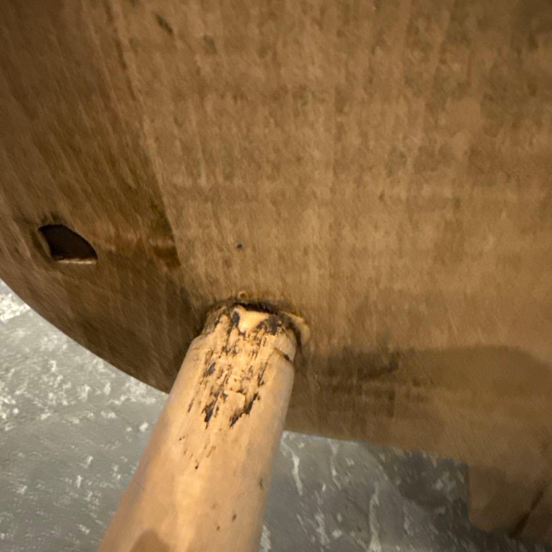 ヴィンテージ　ダイニングチェア　カフェチェア　アームチェア　剥離