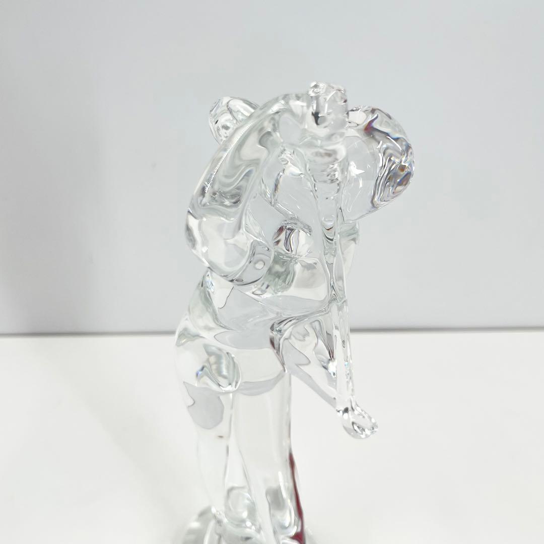 美品 Bacarat バカラ フィギュリン ゴルファースィングショット