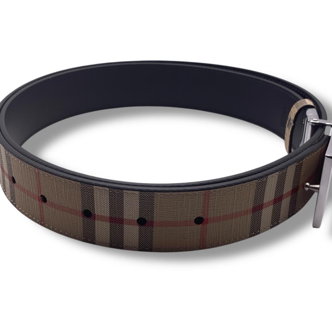 美品★Burberry　バーバリー　ベルト　リバーシブル100-110cm