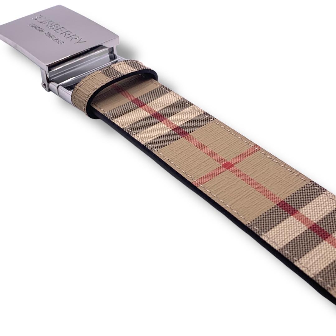 美品★Burberry　バーバリー　ベルト　リバーシブル100-110cm