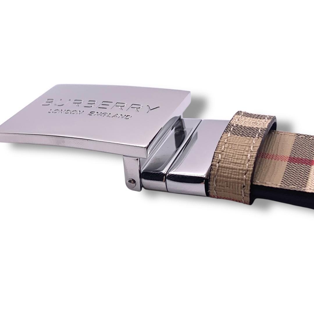 美品★Burberry　バーバリー　ベルト　リバーシブル100-110cm